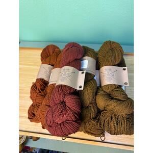 NWT Farmers Daughter Fibers Recollect Sport Rambouillet Wool Yarn Luxury